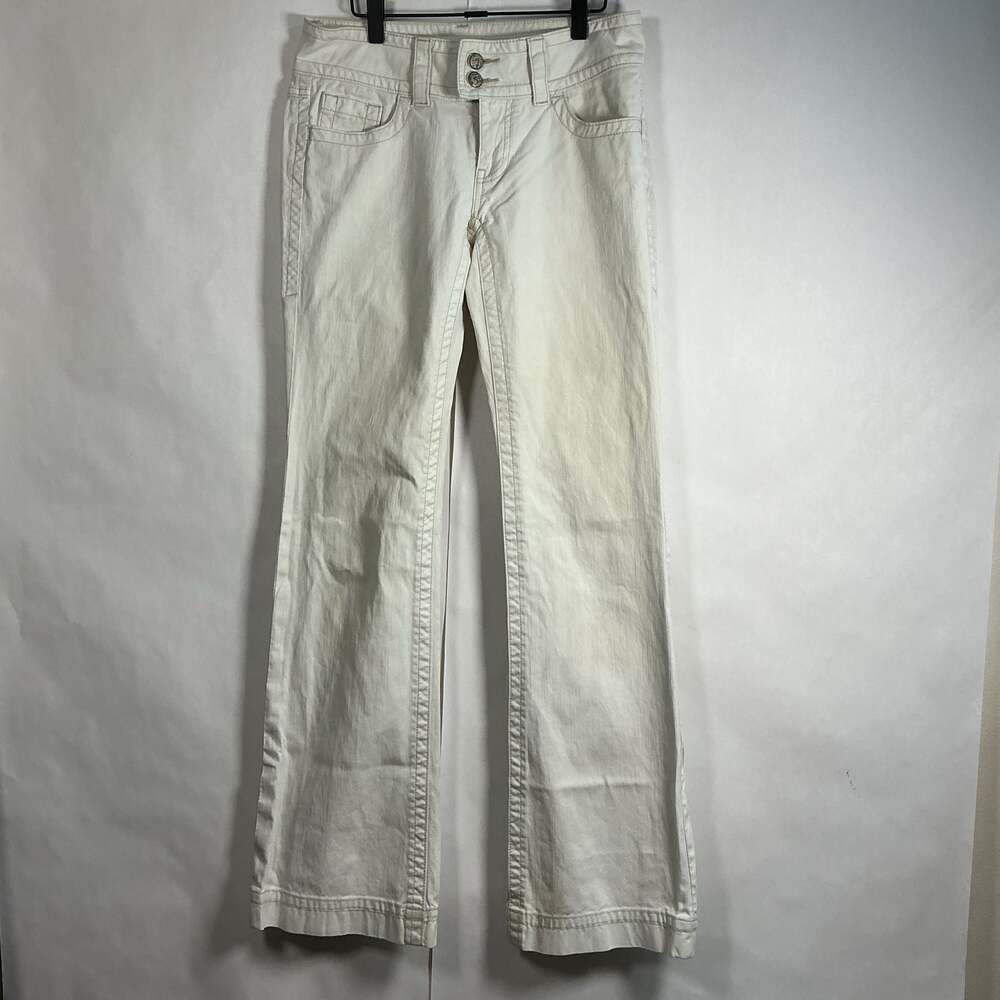 Cabi Jeans White Flare Bootcut Denim Pants Size 2